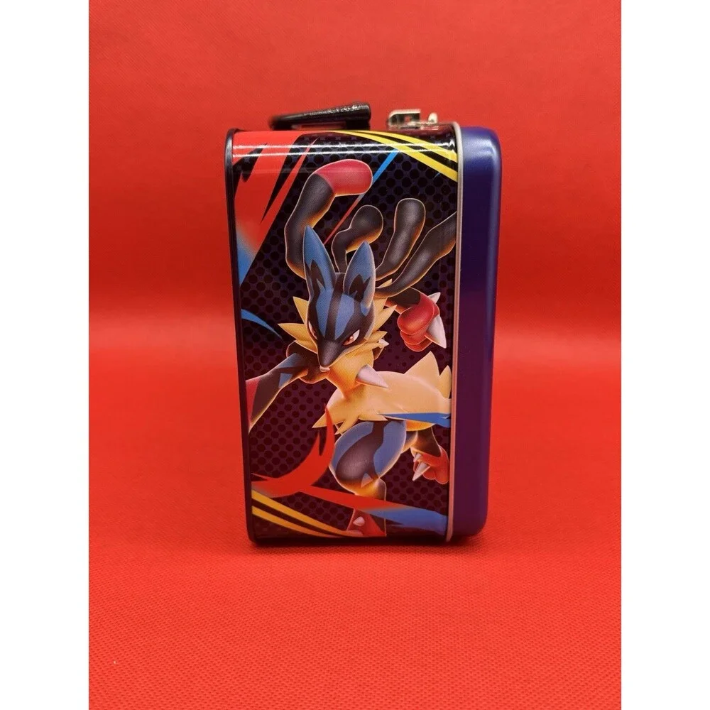 Pokemon TCG 2025 Fall Collector Chest Tin Lunchbox Lucario Gardevoir EMPTY